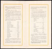 1967 Szolnoki thermál gyógyfürdő. Idegenforgalmi prospektus. Szolnok, Szolnoki Fürdő Vállalat, 4 szt...