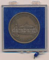 1983. "Szécsény - A Művelődési Központért" Br emlékérem plombált ÁPV tokban (42mm) T:1