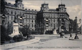 Budapest VI. Körönd, Bocskai és Zrínyi szobrok