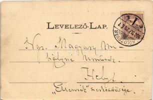 1900 Budapest I. Honvéd miniszteri palota. Fénynyomat Divald műintézetéből (EK)