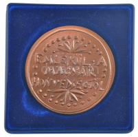 ifj. Szlávics László (1959-) DN "Szent László" kétoldalas Cu emlékérem tokban (39mm) T:1-