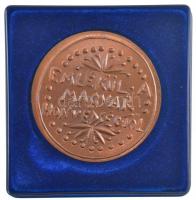 ifj. Szlávics László (1959-) DN "Károlyi Mihály" kétoldalas Cu emlékérem tokban (39mm) T:1...