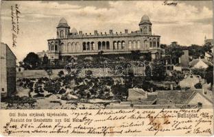 1904 Budapest II. Rózsadomb, Gül Baba türbéje, sírja. Divald Károly 628. sz. (EK)