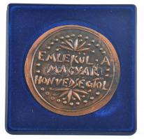 ifj. Szlávics László (1959-) DN "Balassi Bálint / Emlékül a magyar honvédségtől" kétoldala...