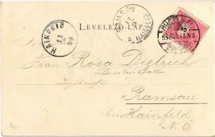 1899 (Vorläufer) Budapest V. Szervita templom, Zelenkai üzlete (Rb)