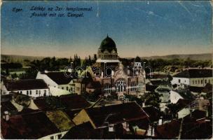 Eger, izraelita templom, zsinagóga. Engländer Adolf kiadása (b)