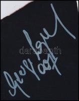 George Lazenby (1939- ) ausztrál színész autográf aláírása (James Bond szerepét játszotta az Őfelség...