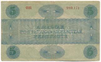 1919. 5K "MÁS TÖRVÉNYES..." "031 989.171" T:III kis szakadások
Adamo K8.1