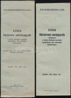 1941 M. Kir. Honvédelmi Minisztérium 4. osztály, KERBA háziorvosi névjegyzék + KERBA háziorvosi pótnévjegyzék