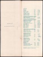 cca 1972-1979 5 db egykori budapesti vendéglő, presszó, bár étlapja, itallapja (Lúdláb vendéglő, EMK...