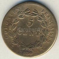 Francia Gyarmatok/általános kiadás (Karibi Területek részére) 1830. 5c X.Károly T:3+