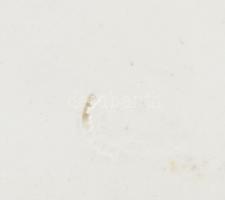 Wilhelmsburg virágmintás tálka, mázas kerámia, jelzett, kisebb lepattanásokkal, kopásnyomokkal, 19x1...