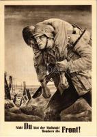 1943 Nicht du bist der Maßstab! Sondern die Front! Tag der NSDAP im Generalgouvernement 13-15. August 1943 / WWII NSDAP German Nazi Party military propaganda. Day of the General Government, Kraków s: Will Tschech