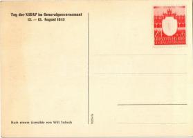 1943 Nicht du bist der Maßstab! Sondern die Front! Tag der NSDAP im Generalgouvernement 13-15. Augus...