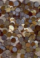 1 kg vegyes fémpénz egész világ, régi és új