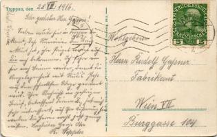 1916 Opava, Troppau; Oberring, Zwischenmärkten, Sodawasser Erzeugung, Eisenhandlung, Mieder, Hugo Ha...