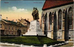 1918 Kassa, Kosice; Honvéd szobor / Hungarian military monument (EK)