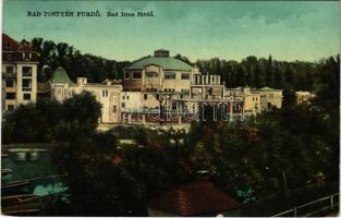 1913 Pöstyén, Piestany; Bad Irma fürdő. Schulcz Ignác kiadása / spa, bath (EB)