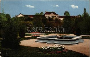 1913 Nagyszeben, Hermannstadt, Sibiu; Helyőrségi kórház és park / Erlenpark u. K.u.K. Garnisons-Spital / Austro-Hungarian K.u.K. military garrison hospital and park (EK)
