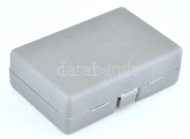 Csavarhúzó bit készlet apró hiánnyal, műanyag tokban, 16x10cm