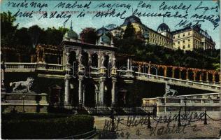 1913 Budapest I. Királyi várkert (szakadás / tear)