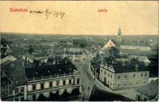 1909 Szakolca, Skalica; látkép. W.L. Bp. 5616. Schefranek H. és Fia kiadása / general view (EK)