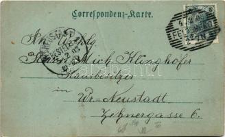 1903 Lednice, Lednice-Valtice, Feldsberg-Eisgrub, Eisgrub; Schlosskirche, Gemeinde-Gasthaus mit Jubi...