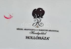 Hollóházi Szász Endre által tervezett mintával díszített porcelán bonbonniere. "Hal", matr...