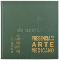 Presencia de Arte Mexicano 1990. Mexikói művészeket bemutató könyv. Egészvászon kötésben