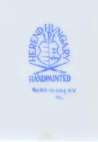 Herendi Apponyi mintás porcelán óra quartz óraszerkezettel és aranyozott lábakkal hibátlan állapotba...