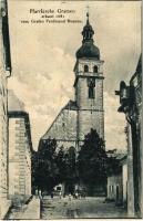 Nové Hrady, Gratzen; Pfarrkirche erbaut 1681 vom Grafen Ferdinand Buquoy / church