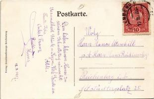 1917 Liberec, Reichenberg; Siegesfeier anlässlich der am 22. Juni 1915 erfolgten Wiedereroberung Lem...