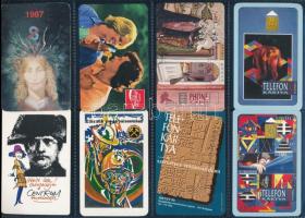 1978-1996 Vegyes kártyanaptár tétel (Videoton, TOTÓ, ÁB, Szász Endre, erotikus), 28 db