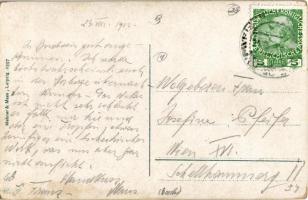 1912 Ceské Budejovice, Budweis; Art Nouveau mosaic (fl)