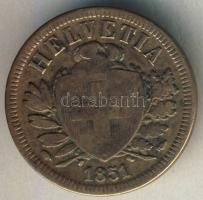 Svájc 1851. 2R T:3/3-