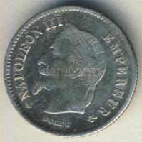 Franciaország / II.Császárság 1867A 20c Ag III.Napóleon T:2-/3+