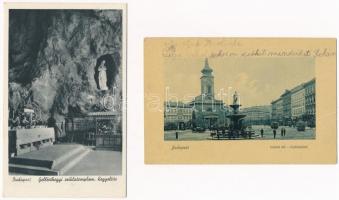 18 db főleg RÉGI történelmi magyar város képeslap vegyes minőségben / 18 mostly pre-1945 historical ...