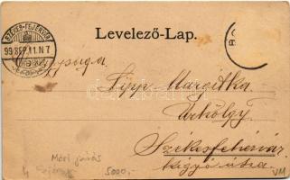 1899 (Vorläufer) Bodajk-gyógyfürdő, Római katolikus templom, Tófürdő, fürdőház. Jeszenszky Lajos kia...