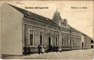 1909 Sárbogárd, Református új iskola (EM)