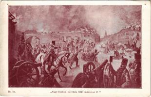 Magyar szabadságharc, Nagyszeben bevétele / Hungarian Revolution of 1848, Battle of Sibiu (lyukak / pinholes)