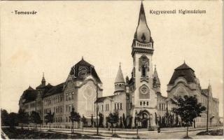 1915 Temesvár, Timisoara; Kegyesrendi főgimnázium. Polatsek kiadása / grammar school (EB)