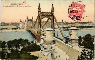 1912 Budapest, Erzsébet híd (EK)