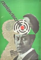 Kolozsváry György (1919-2004): Személyiségcsere (filmplakát). Ofszet, papír. Jelzett a plakáton. Offset nyomda. Lapszéli szakadásokkal. 56,5×39,5 cm / Vintage Hungarian poster of the Hollywood movie Change of Mind (1969), offset on paper, with tears.