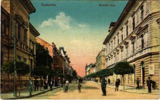 1916 Szabadka, Subotica; Kossuth utca. Vasúti levelezőlapárusítás 33. 1915 / street