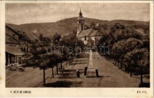 Nagymaros, Fő tér, cukrászda, templom