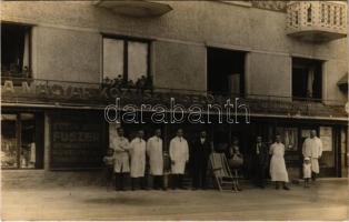 Budapest (?), A Magyar Köztisztviselők Fogyasztási, Termelő és Értékesítő szövetkezete 101. sz. fiók üzlete. photo (fl)