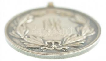 1903. "Ép testben ép lélek - Verseny díj / MVK 1903. II/1" kétoldalas jelzett Ag sport díj...