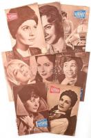 1961-1962 Film, színház, muzsika folyóirat 8 db száma, változó állapotban