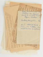 Egy bonbonos doboznyi irat, levél, papírrégiség