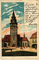 1899 (Vorläufer) Chomutov, Komotau; Aquarellkarte 5152. Regel & Krug litho (EK)